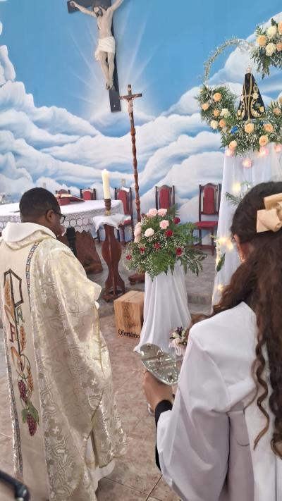 Nova Laranjeiras - Comunidade GuaraÃ­ celebra a Festa em Louvor a Nossa Senhora Aparecida 